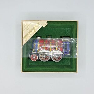 Hallmark 1984 Tin Locomotive Ornament